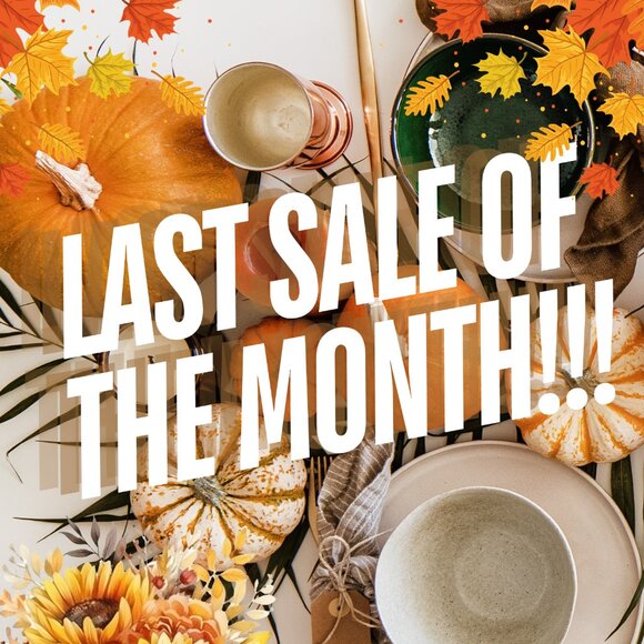 🦃 Poshmark Thanksgiving Break Update: Last Sale of the Month! 🦃 - Picture 1 of 1